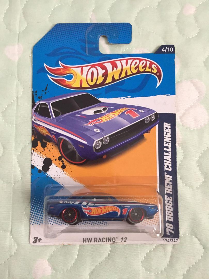 hot wheels 70 dodge hemi challenger