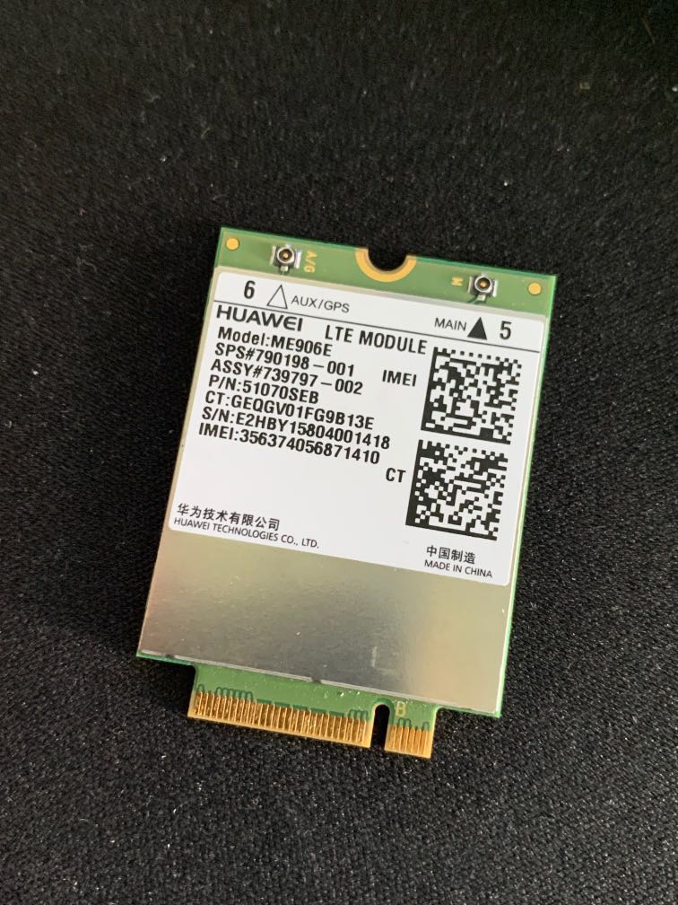 Huawei LTE Module Modem ME906E NGFF WWAN, Computers & Tech, Parts ...