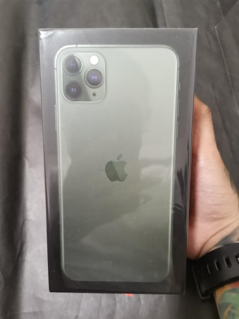 Iphone 11 Pro Max 256gb Midnight Green Bnew Sealed 1yr Warranty In Any Apple Store Mobile Phones Tablets Iphone Iphone 11 Series On Carousell