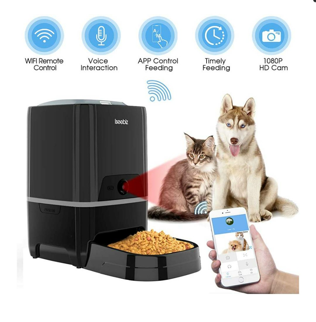 iseebiz automatic cat feeder