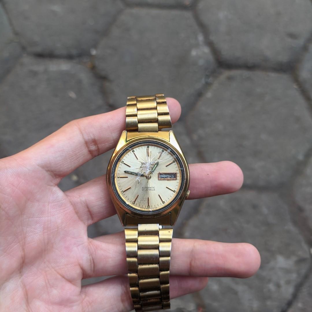 Jam tangan seiko sales 5 automatic 21 jewels