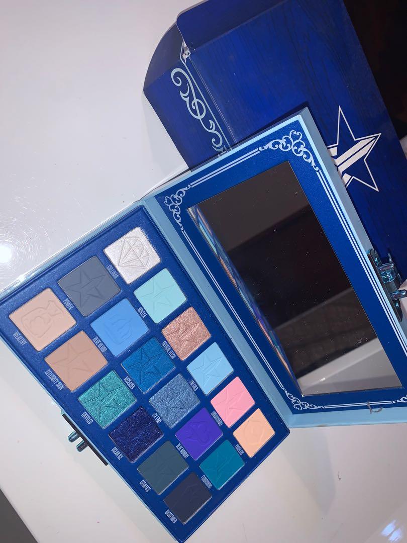 Jeffree Star Blue Blood Eyeshadow Palette Health Beauty Makeup On Carousell