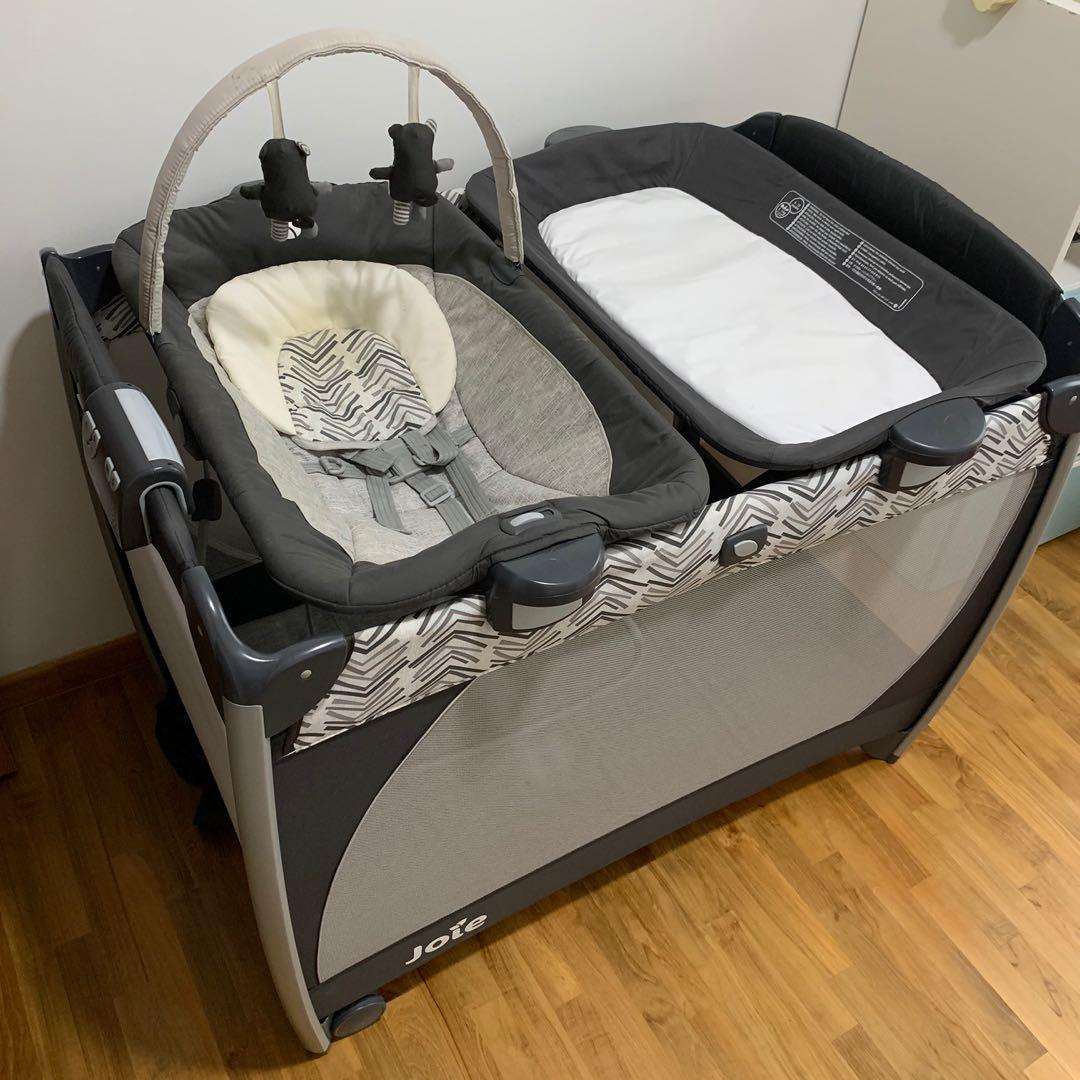 Joie Excursion Change and Bounce Travel Cot, Babies & Kids, Baby