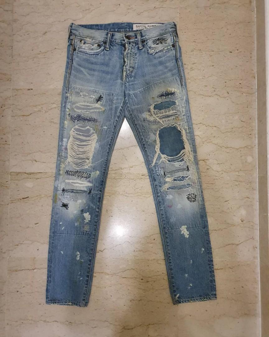 Kapital crash remake painter jeans rick 