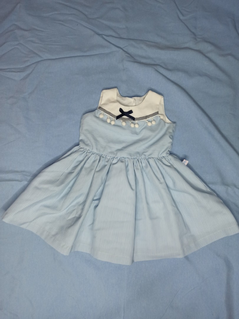 light blue baby dress