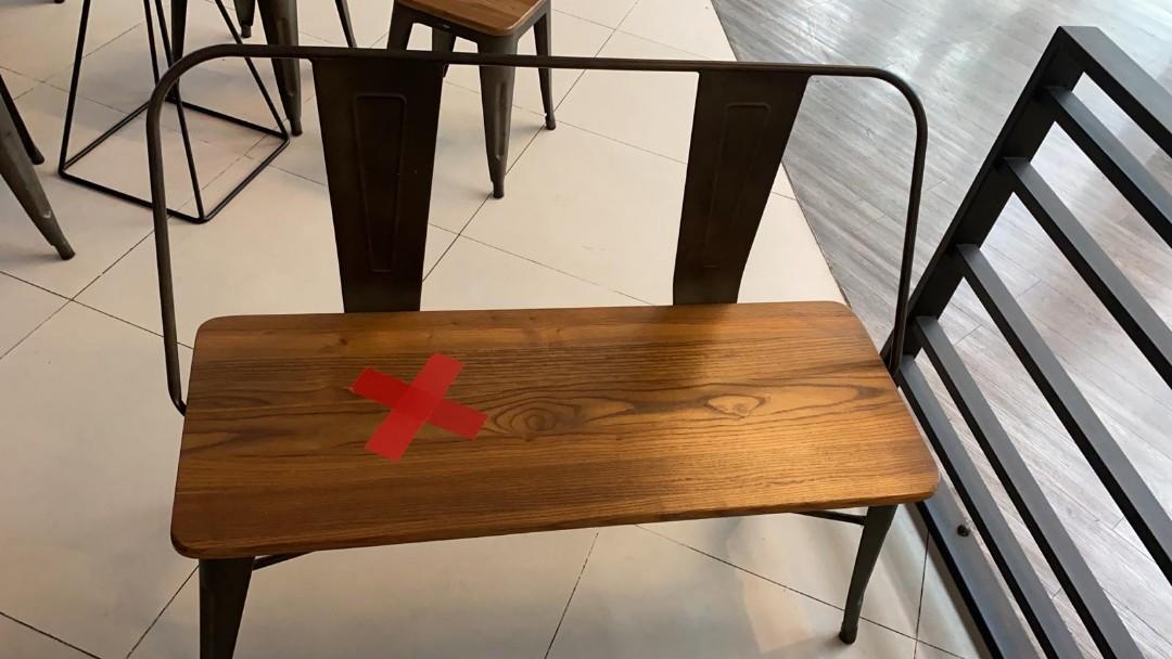 Long Bench With Back Furniture Tables Chairs On Carousell