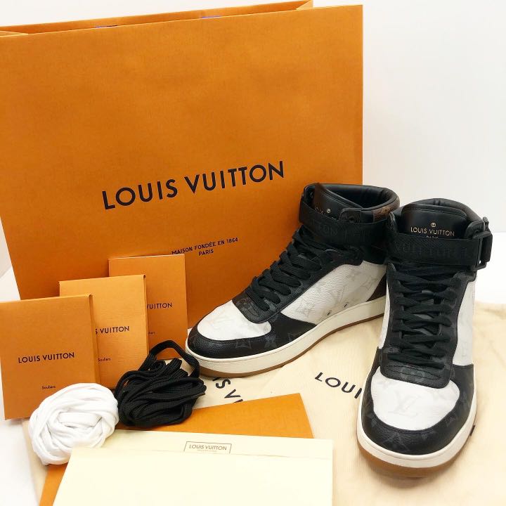 Shop Louis Vuitton Rivoli sneaker boot (1A44VT) by Allee55