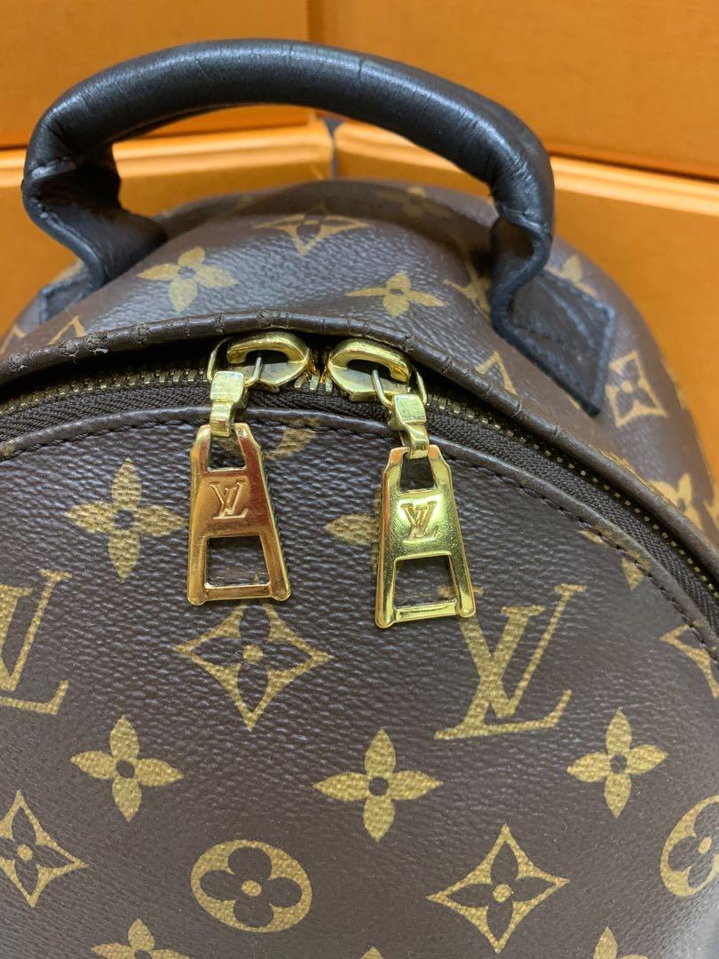 MP-10483 Used Lv Palm Spring Backpack Monogram GHW - moppetbrandname