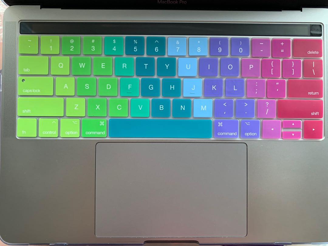 Macbook Keyboard Protector Rainbow Electronics Computer Parts Accessories On Carousell