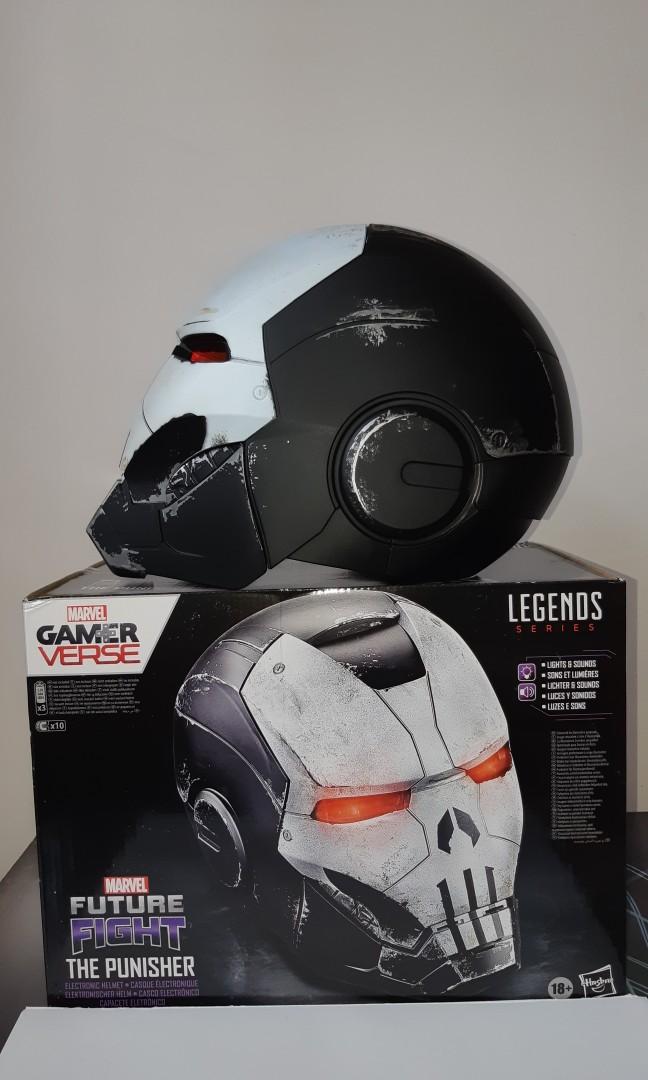 marvel legends series gamerverse the punisher electronic helmet