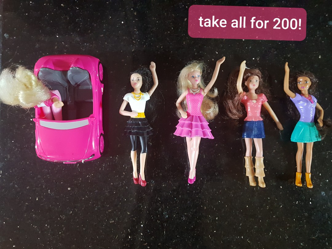 mini barbie car