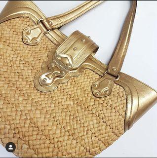Michael Kors Straw Tote Bag