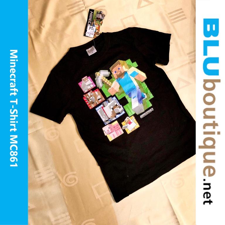 Minecraft Steve T Shirt Babies Kids Boys Apparel 8 To 12 Years On Carousell - roblox minecraft steve t shirt