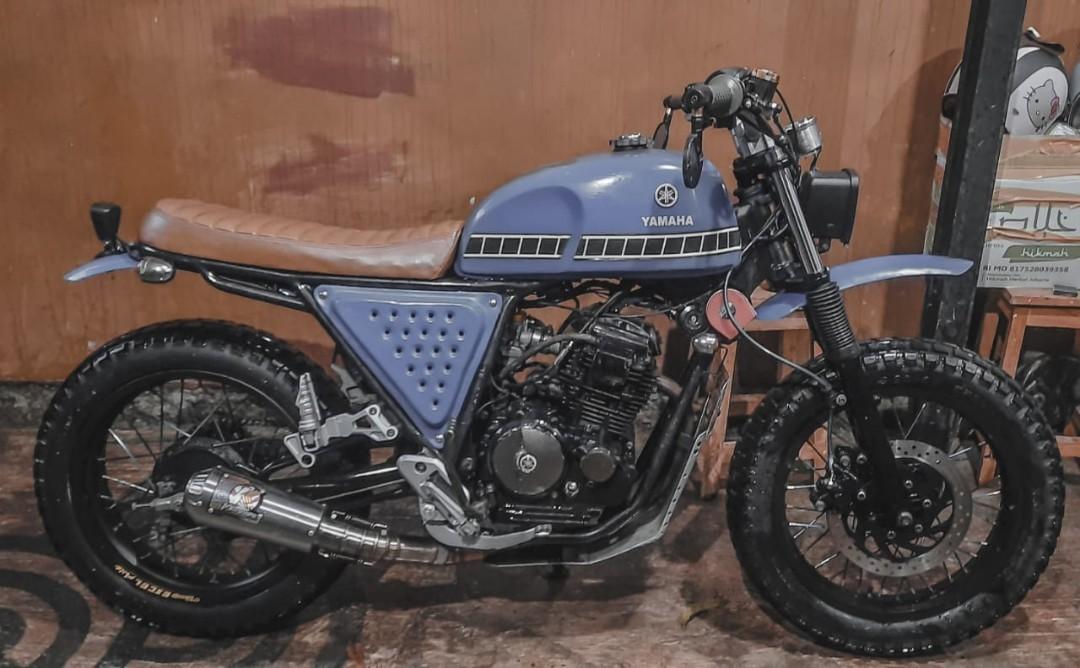 Motor custom scrambler japstyle Motor di Carousell