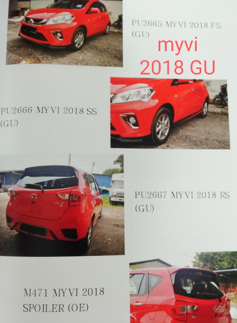 Bodykit 2025 myvi 2018