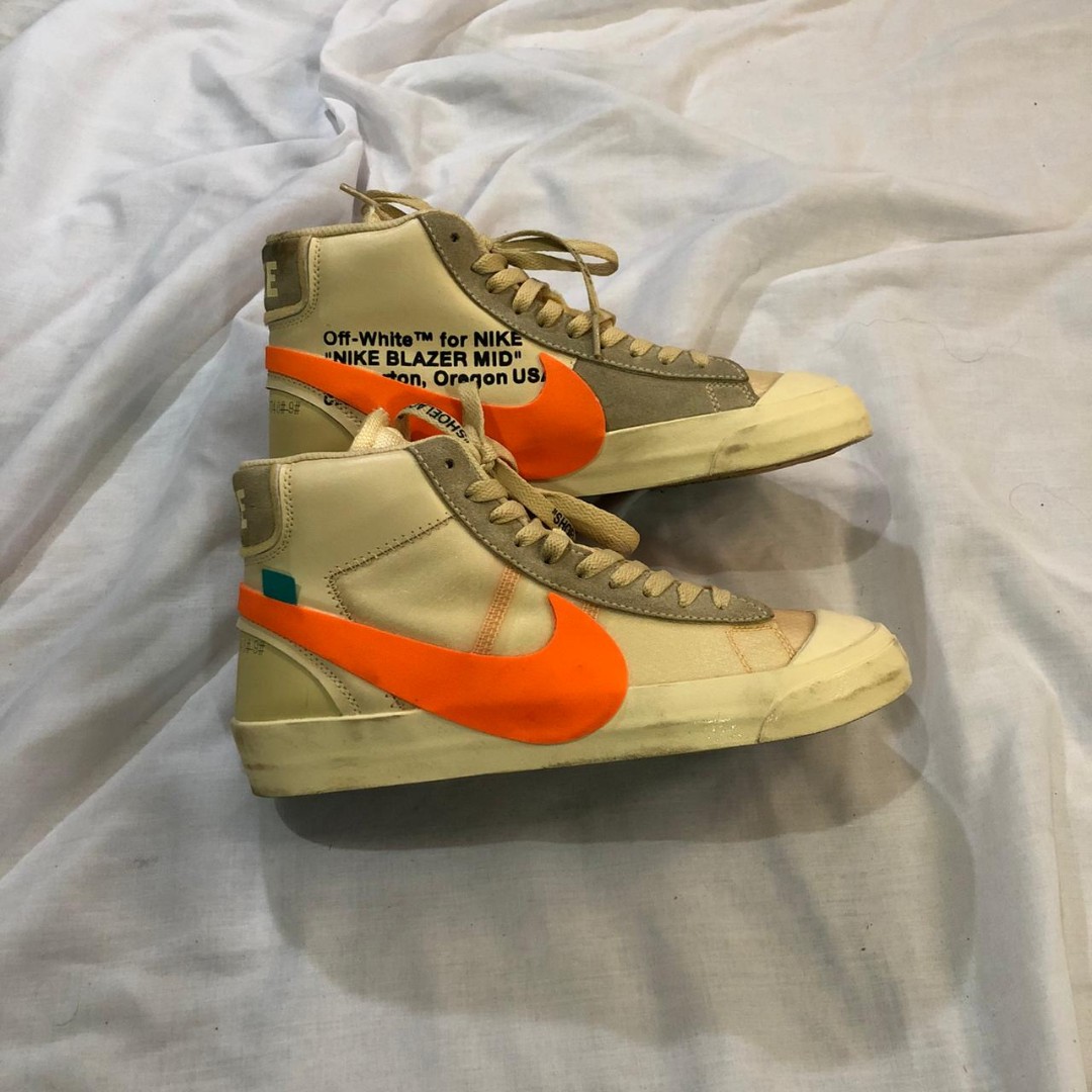 nike sb blazer x off white