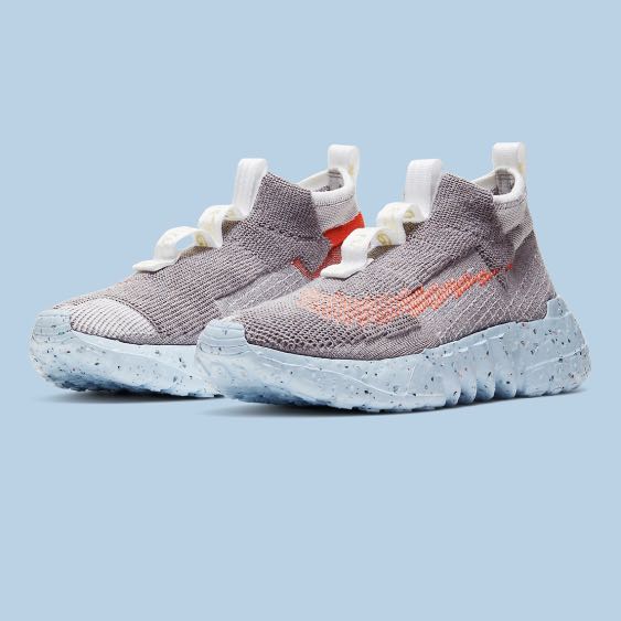 mens nike space hippie 02 vast grey hyper crimson