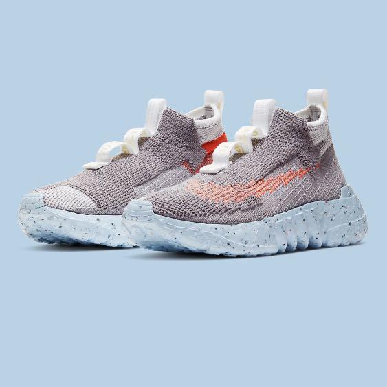 mens nike space hippie 01 vast grey hyper crimson