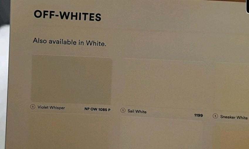 Nippon Odourlesa Sail White 1199, Furniture & Home Living, Home Decor