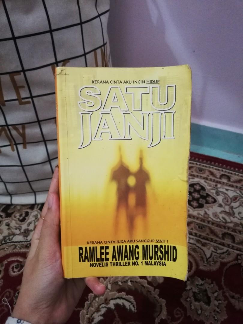 Novel Satu Janji Ramlee Awang Murshid Books Stationery Books On Carousell