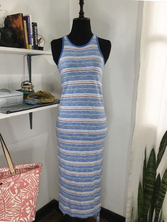 Old Navy Multicolour Striped Dress Women S Fashion Clothes Dresses Skirts On Carousell