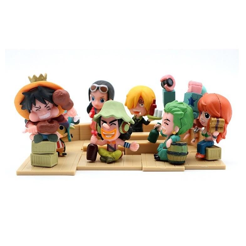 One Piece Party On Board 9pcs Set Luffy Zoro Chopper Nami 8 12cm 海贼王 船上聚会 路飞 索隆 乔巴 乌索普 娜美 9个一套 Fast Delivery Hobbies Toys Collectibles Memorabilia Fan Merchandise On Carousell