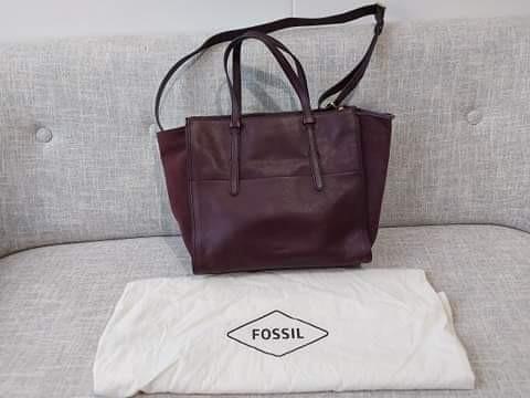 campbell tote bag fossil