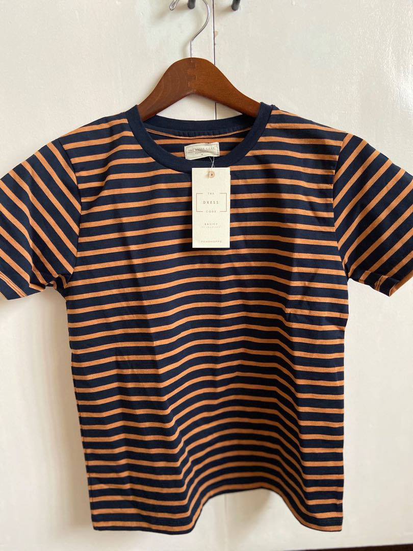 Penshoppe t shirt stripe Clearance