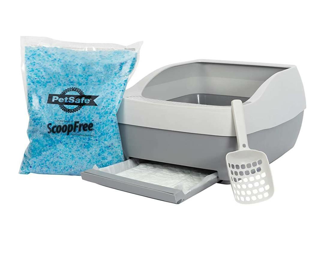PetSafe Deluxe Crystal Cat Litter Box System, from The Makers of