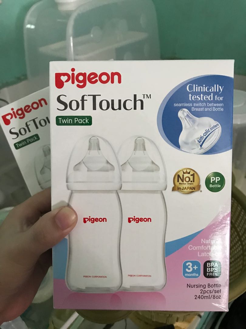 Pigeon Bottles 240 ml, Babies & Kids, Nursing & Feeding, Breastfeeding & Bottle Feeding on