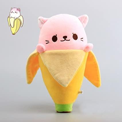 cat in a banana plush