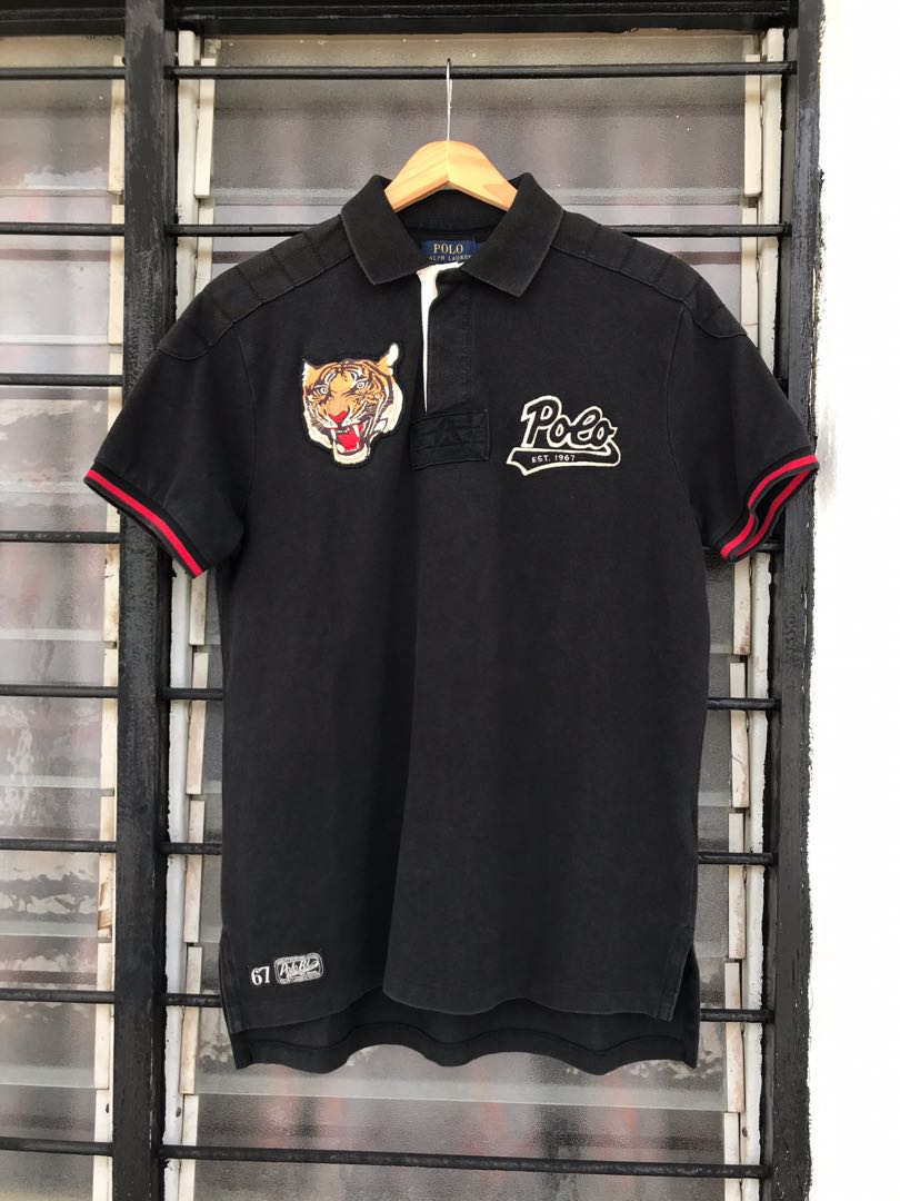 Polo Ralph Lauren iconic Tiger ? Patch, Men's Fashion, Tops & Sets,  Tshirts & Polo Shirts on Carousell