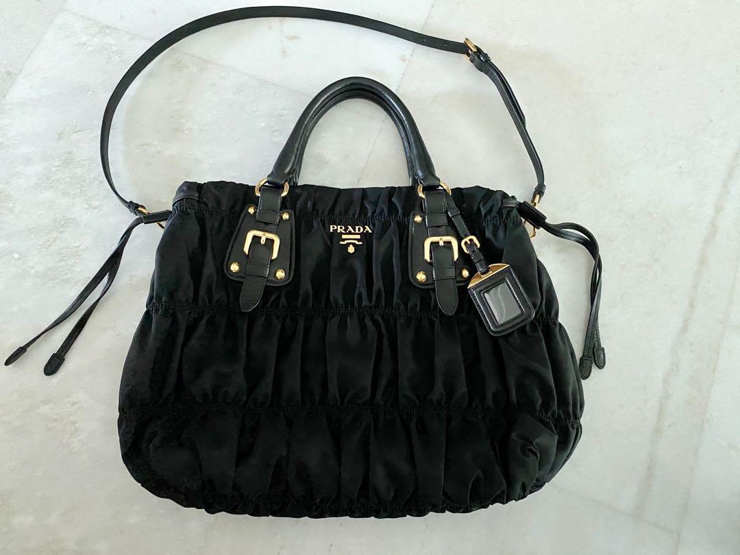 Prada pleated bag clearance