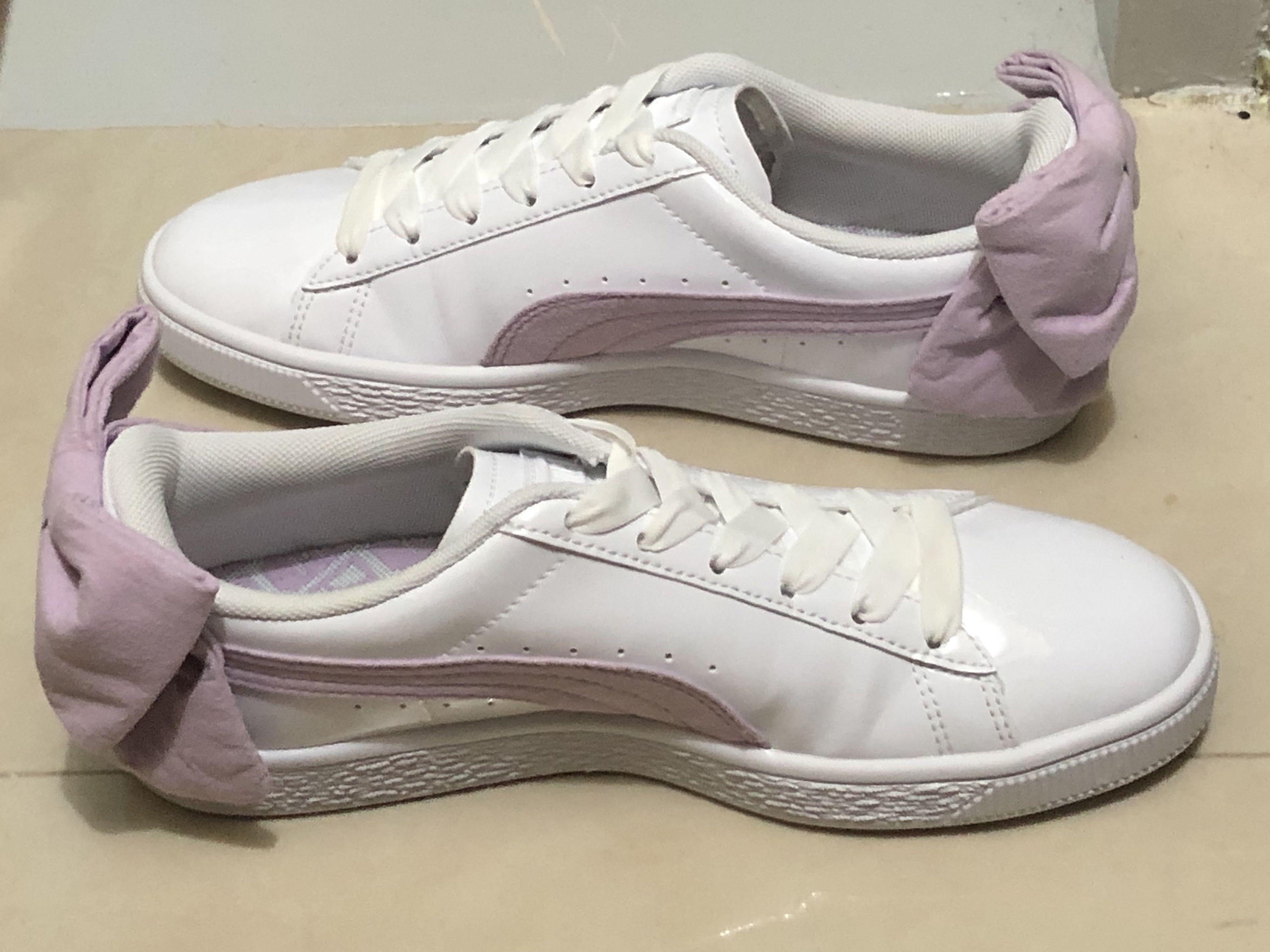 puma lilac trainers