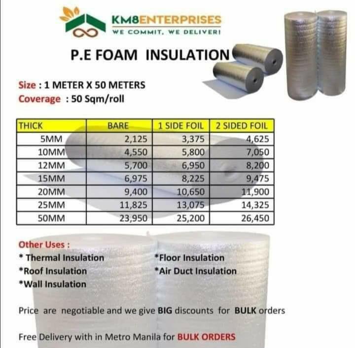Rockwool Foam Insulation PE Foam Insulation, Commercial & Industrial