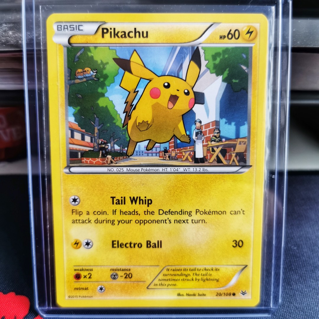 Sold Out Pikachu 108 Common Xy Roaring Skies Hobbies Toys Toys Games On Carousell