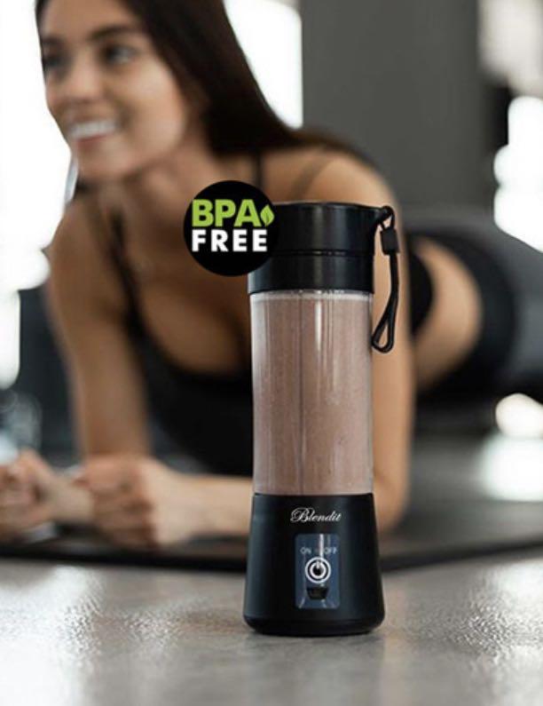 Safe Built Portable Blender 6 Blade Golden Spiral Knife (350ml) Blendjet Similar, TV & Home