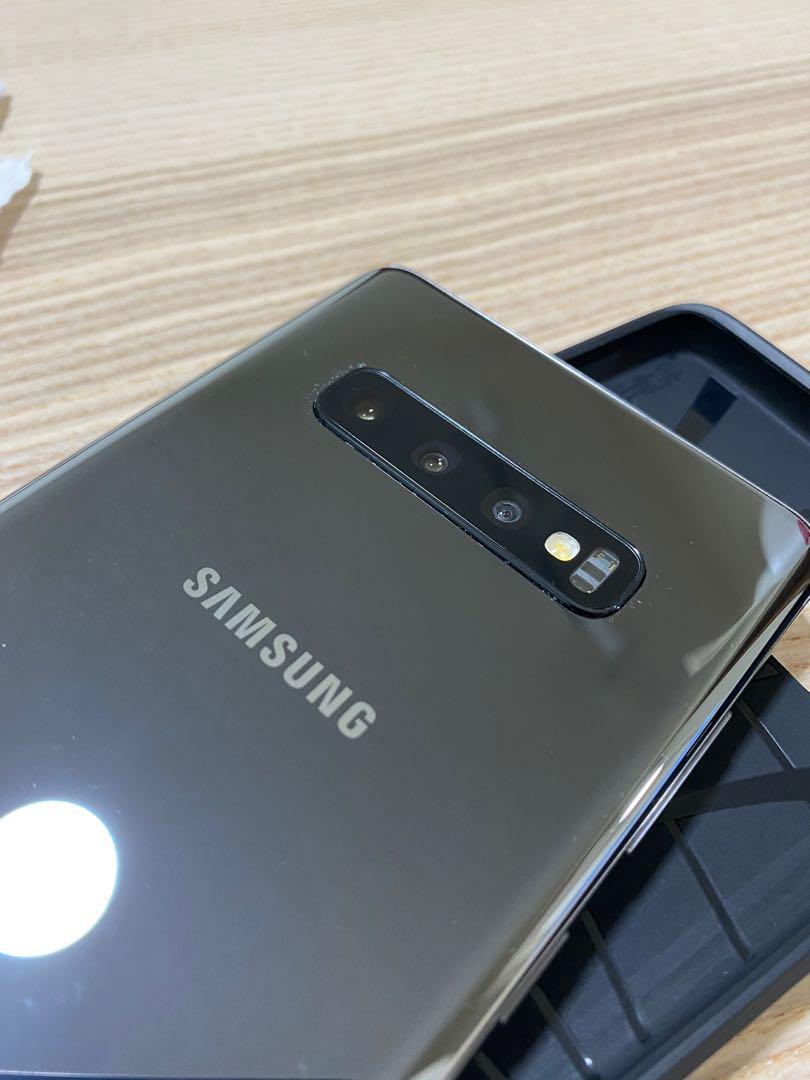 512GB Samsung S10+ S10 plus Ceramic Black with Galaxy Buds ...