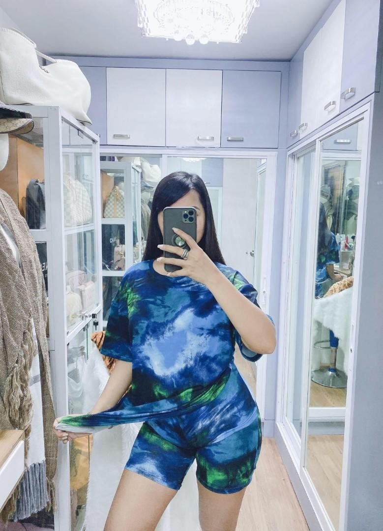 t shirt dress with biker shorts