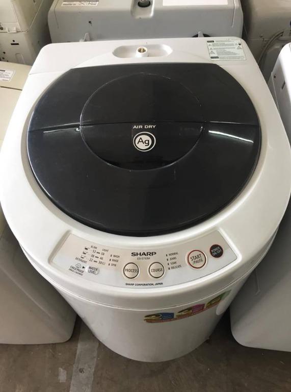 Sharp 10kg Mesin Basuh Washing Machine Kitchen Appliances On Carousell