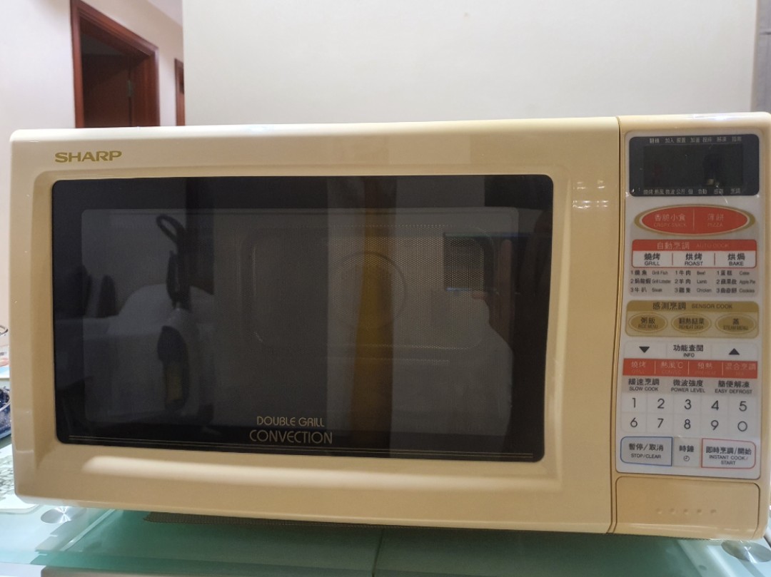 sharp jet convection double grill microwave