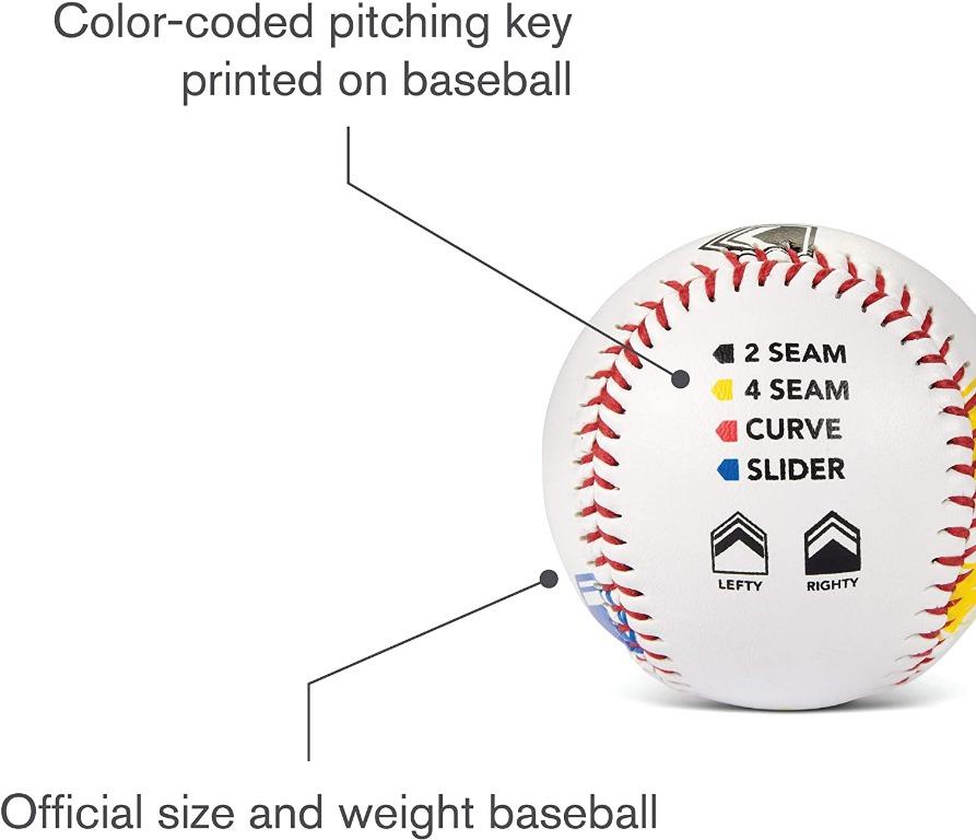 SKLZ Pitch Training Baseball with Finger Placement Markers, Sports