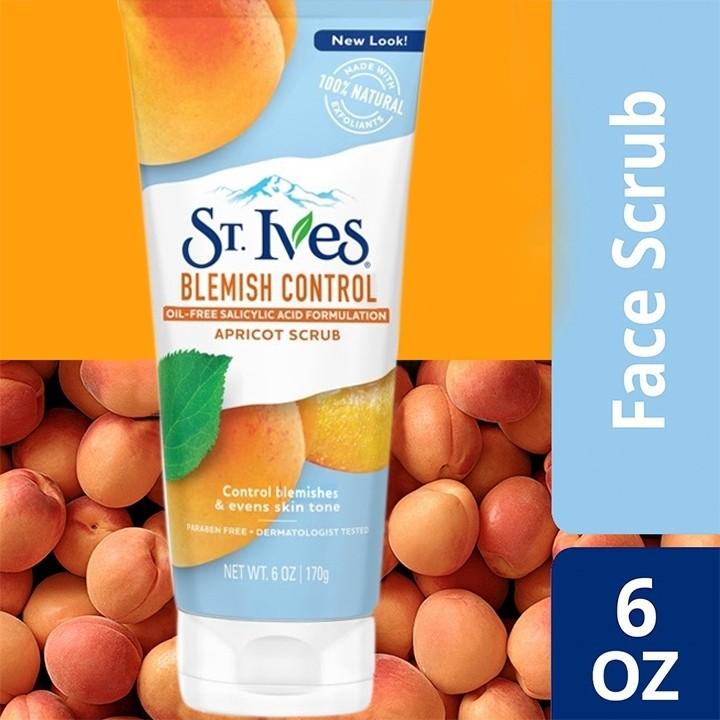 St Ives Blemish Control Apricot Scrub Health Beauty Skin Bath Body On Carousell