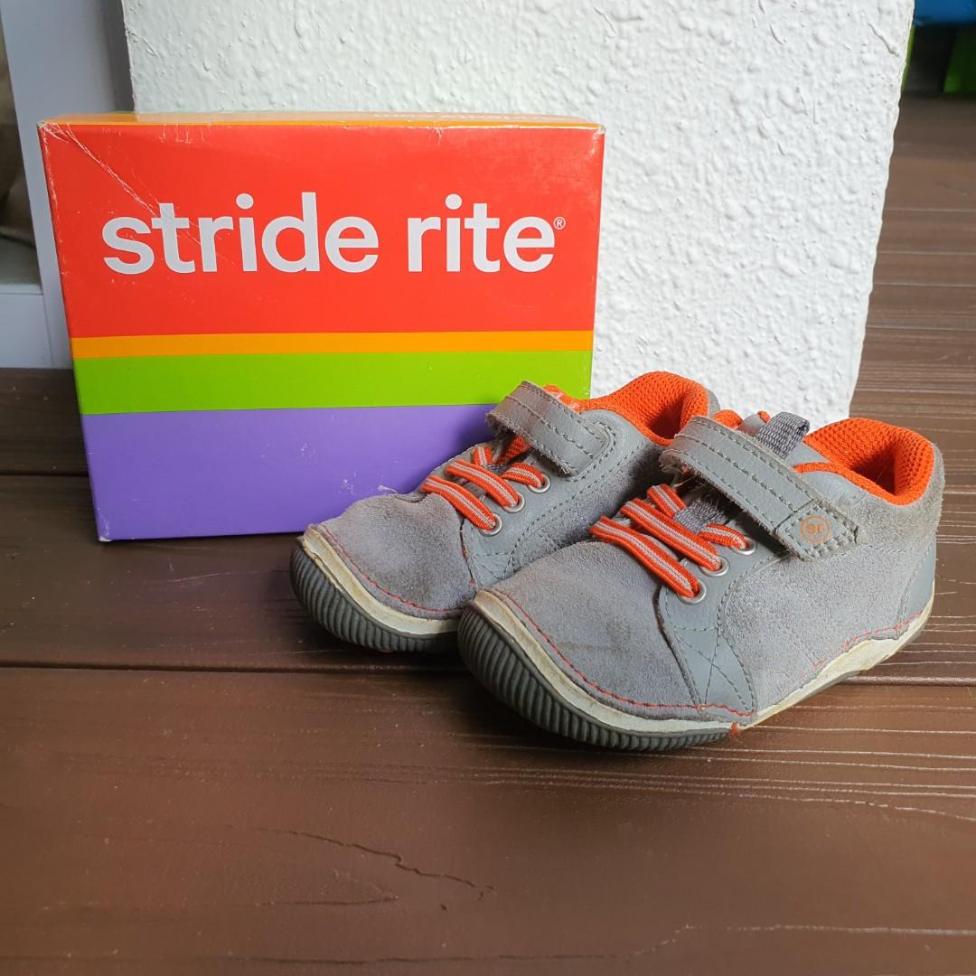 Size 7W Stride Rite Toddler Boy Shoes 