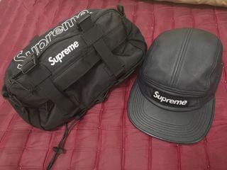 supreme waistbag n 5 panel cap 💯 legit