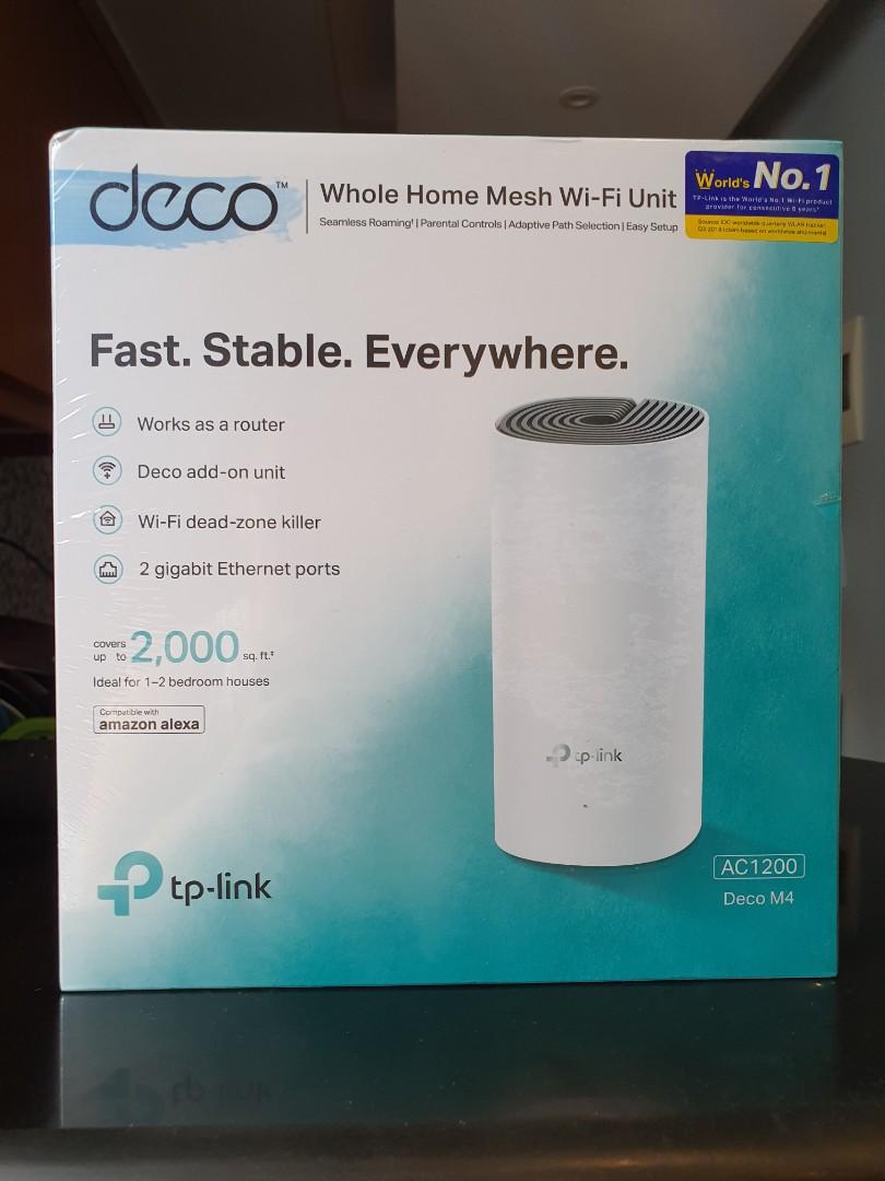 Tp Link Ac1200 Deco M4 Wifi Extender Electronics Computer Parts Accessories On Carousell