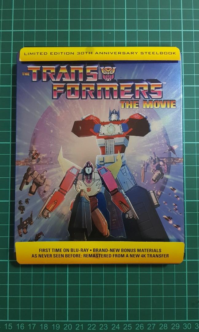 transformers the movie 30th anniversary steelbook