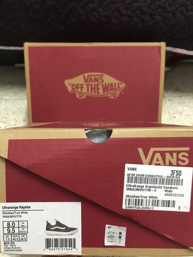 vans ultrarange obsidian