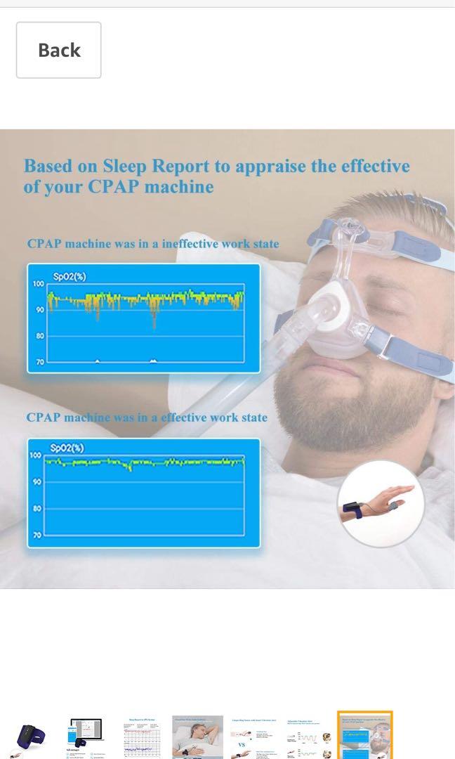 Viatom Wrist Pulse Oximeter, Sleep Oxygen Monitor Tracking Overnight