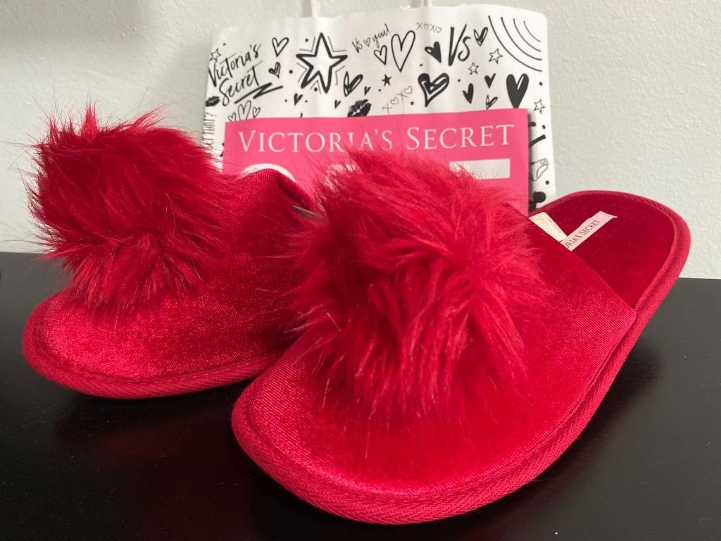 Victoria secret pink slippers sale hotsell